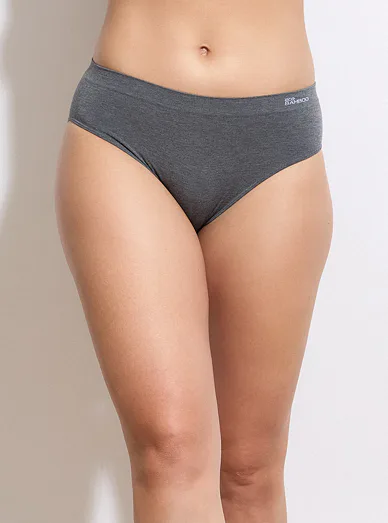 Gina dámské bambusové kalhotky šedá melanž - šedá melanž