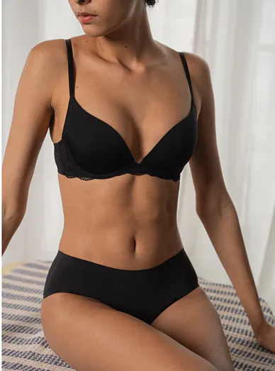 Dorina Rosa Eco push up podprsenka černá - černá