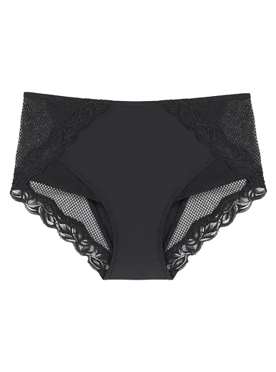Dorina kalhotky s vysokým pasem černé - černá