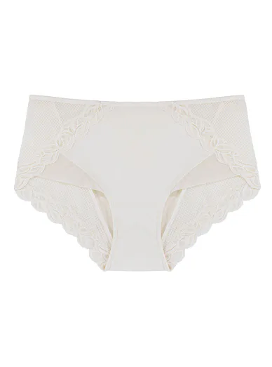 Dorina kalhotky s vysokým pasem krémové - krémová