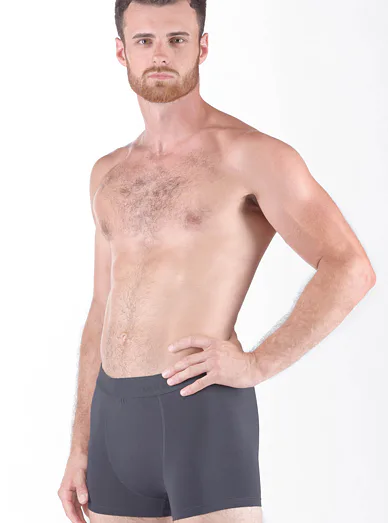 Gina pánské bambusové boxerky šedé - tmavě šedá