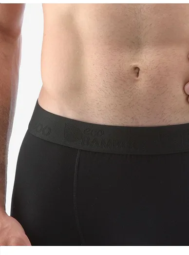 Gina pánské bambusové boxerky černé - černá