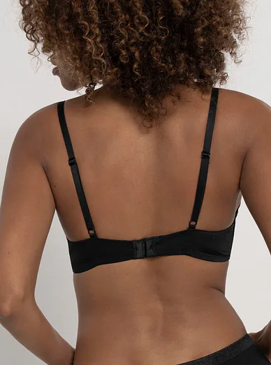 Dorina Michelle Eco push up podprsenka černá - černá
