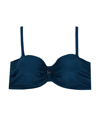 Plavková podprsenka Triola 85248 - perleťově modrá