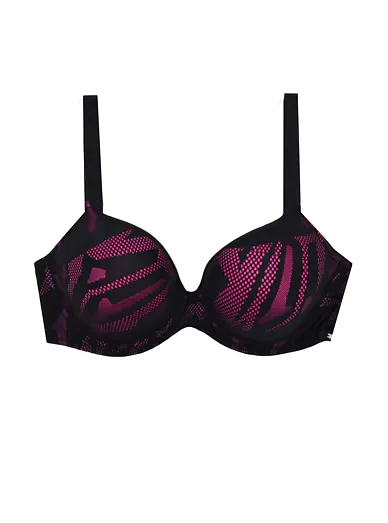 Plavková podprsenka Triola 89250 - tmavá růžová