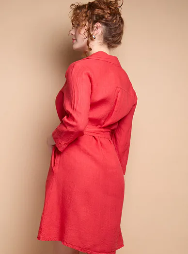 Dámské šaty Linclalor Monet - červená