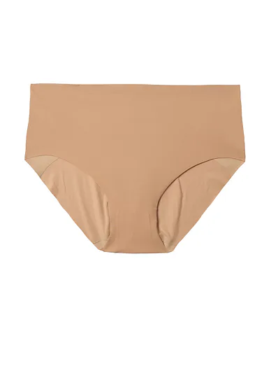 Stahovací bezešvé kalhotky Cotonella - béžová