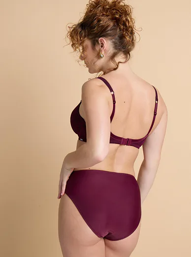 Podprsenka Triola 22866 - bordó