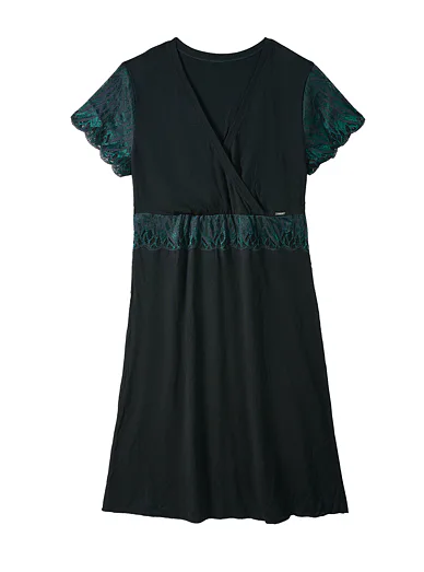 Noční košile Triola 61870 - černá