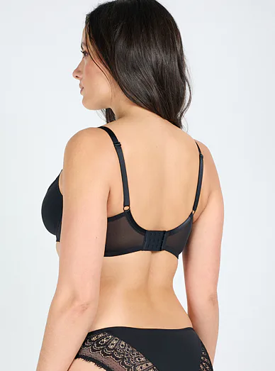 Dorina Sunniva podprsenka s kosticí černá - černá