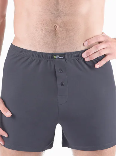 Gina pánské bambusové trenýrky - tmavě šedá