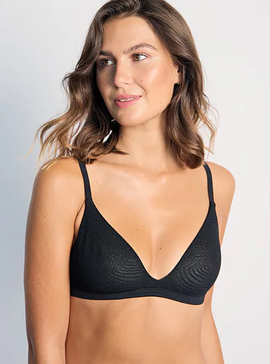 Dorina Marble podprsenka braletka černá - černá