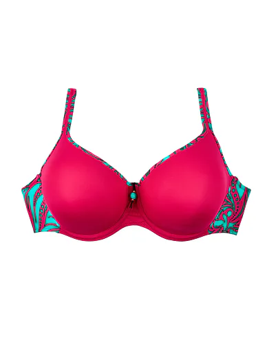 Plavková podprsenka Triola 88257 - fuchsiová