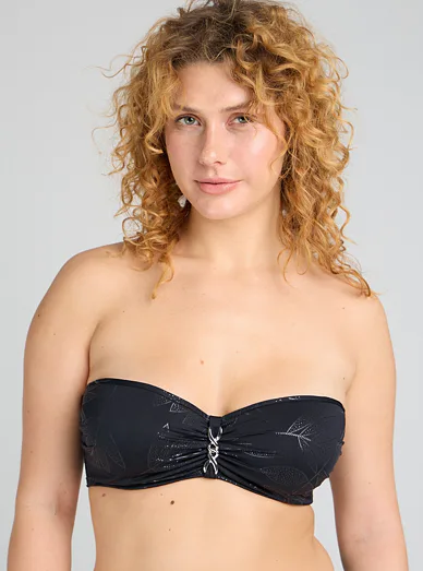 Plavková podprsenka Triola 85261 - černá