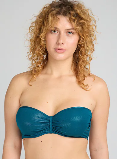 Plavková podprsenka Triola 85264 - smaragdová