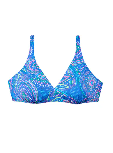 Plavková podprsenka Triola 86266 - světle modrá