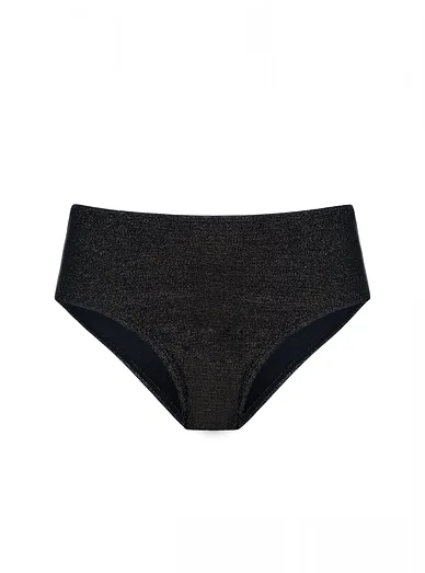 Dorina Kyra třpytivé brazilky s vysokým pasem černé - černá