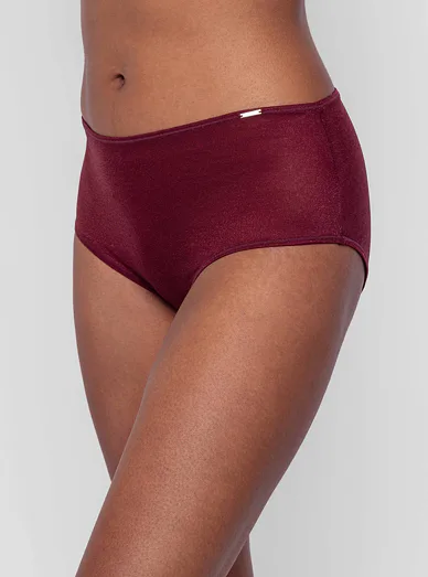 Dorina klasické kalhotky vínové - červená