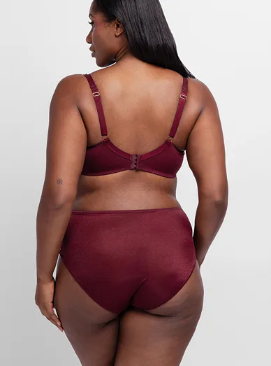 Dorina klasické kalhotky vínové - červená