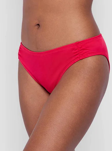 Dorina Kofar Mata plavkové kalhotky s řasením růžové - fuchsia
