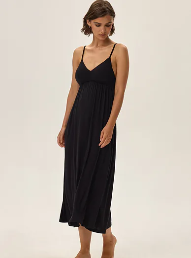 Esotiq Jewell noční košile černá - černá