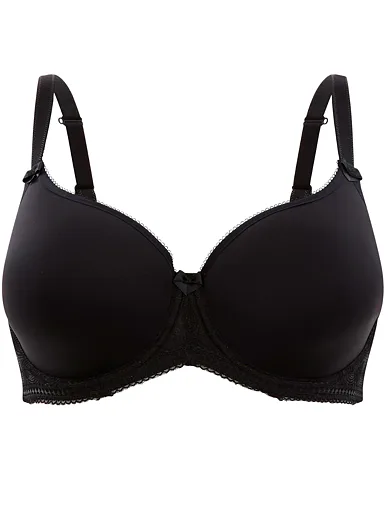 Panache spacer podprsenka s kosticí - černá