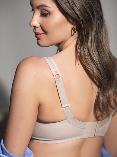 Triola Perfect Fit bezešvá a tence vyztužená podprsenka béžová 28746 - cappuccino
