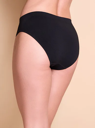 Gina dámské bambusové kalhotky černé - černá