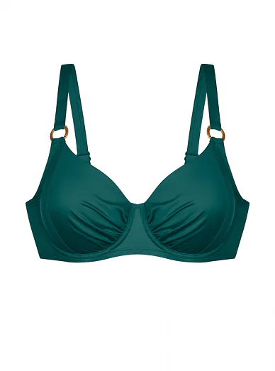 Dorina Mali plavková vyztužená podprsenka s kosticí zelená - zelená