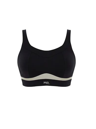 Panache Sport nevyztužená podprsenka bez kostic černá - černá