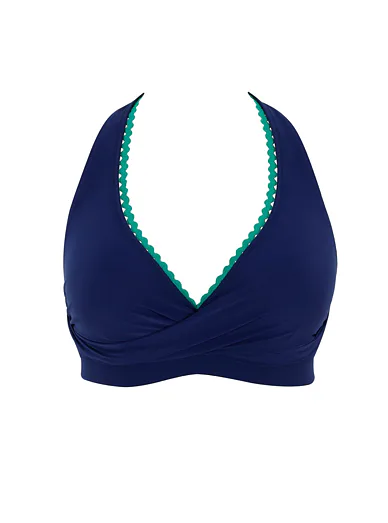 Panache Ric Rac bikinová podprsenka modrá - modrá