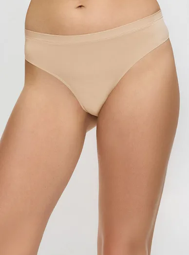 Triumph dámská tanga béžová - tělová