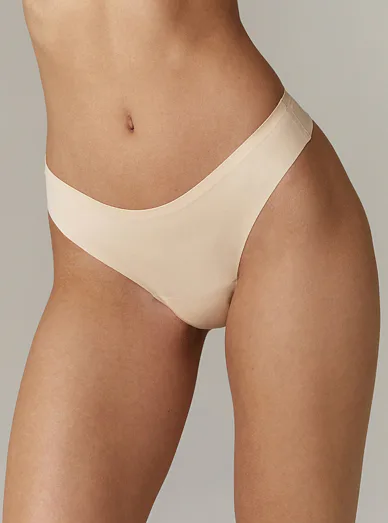 Aruelle Demi bezešvá tanga z mikrovlákna tělová - tělová