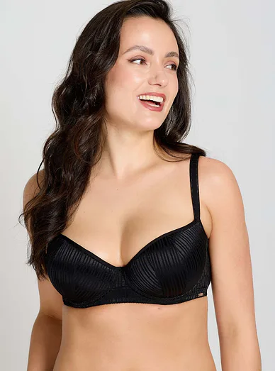 Triola Sexy-Fit balkonová podprsenka černá 26891 - černá