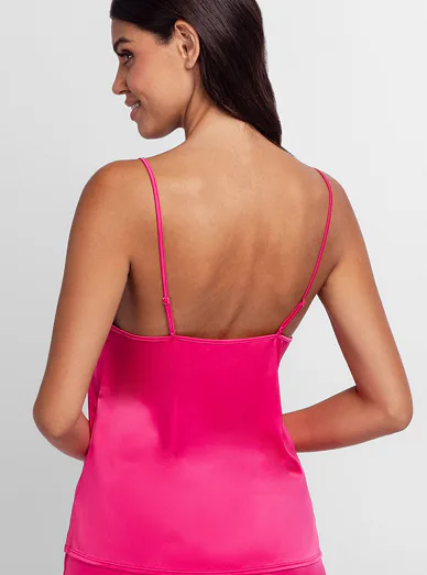 Dorina saténová košilka růžová - růžová