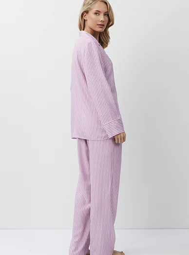 Aruelle dámské pyžamo bílo-růžové -  levandulová