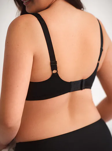 Triola zmenšovací a nevyztužená podprsenka s kosticemi černá 28003 - černá