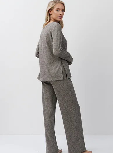 Aruelle dámský domácí komplet hnědý - hnědá taupe