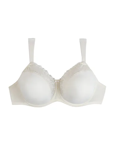 Triola zmenšovací a nevyztužená podprsenka s kosticemi bílá 28003 - smetana