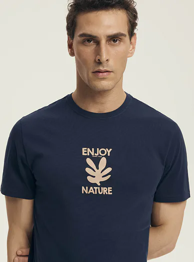 Esotiq krátké pánské pyžamo modré - námořnická