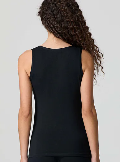 Jadea modalové tílko černé - černá