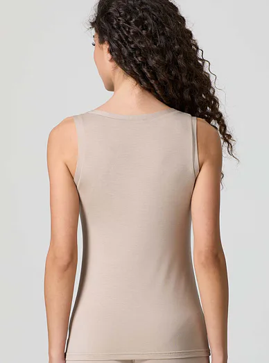 Jadea modalové tílko béžové - béžová