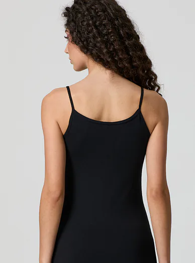 Jadea tílko s tenkými ramínky černé - černá
