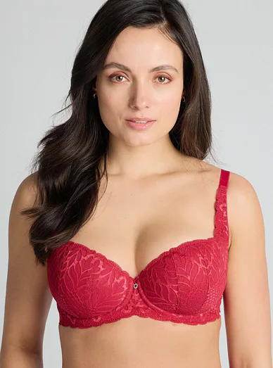 Triola Sexy-Fit balkonová podprsenka červená 26885 - cherry