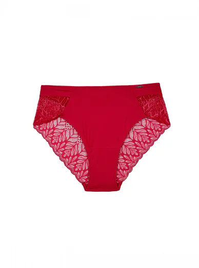 Triola vysoké kalhotky červené 32885 - cherry