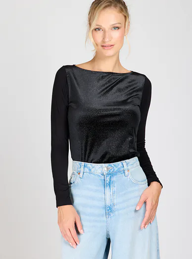 Jadea elegantní halenka černá - černá