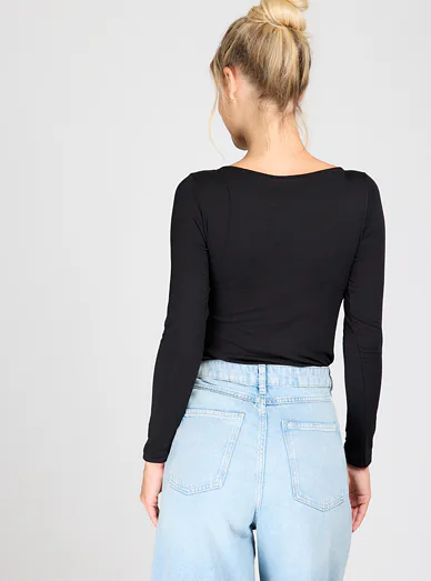 Jadea elegantní halenka černá - černá