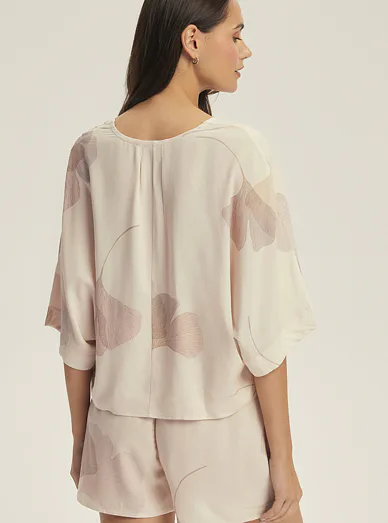 Esotiq dámské pyžamo béžové - béžová