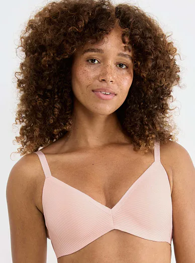 Sloggi push-up braletka bez kostic růžová - růžová