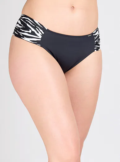 Triola klasické plavkové kalhotky černé 91070 - černá